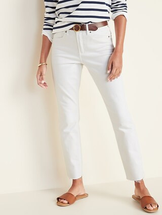 High-Rise Secret-Slim Pockets Power Slim Straight Jeans for Women | Old Navy US