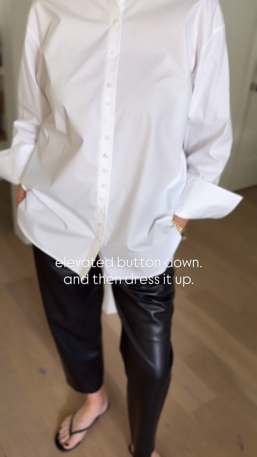 elevated basics • button down

#LTKootd #LTKgrwm #LTKSeasonal