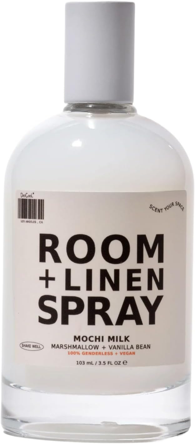 DedCool Room + Linen Spray in Mochi Milk | Natural Fabric & Linen Spray | Non-Toxic, Essential Oi... | Amazon (US)