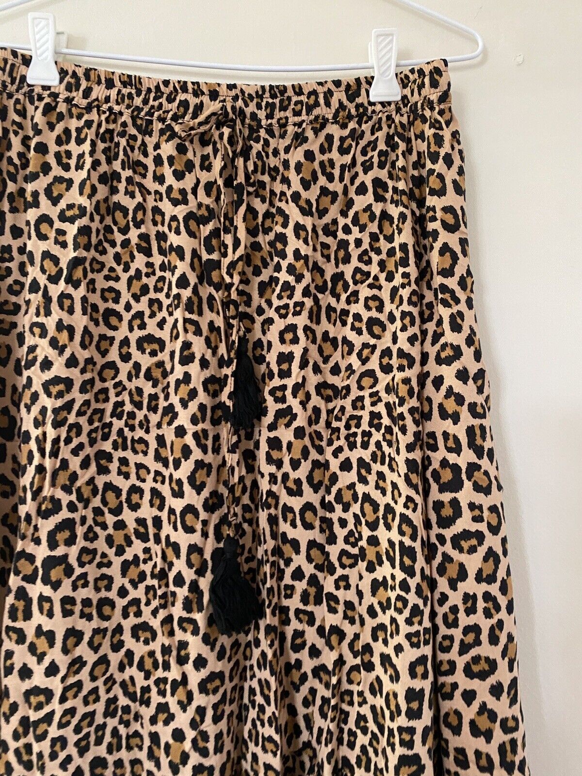 Label Of Love Tiered Leopard Print Maxi Skirt Size S | eBay AU