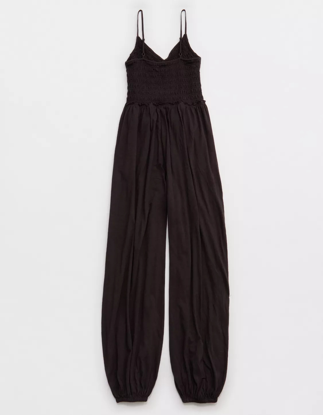 Aerie Happiest Smocked Jumpsuit | Aerie