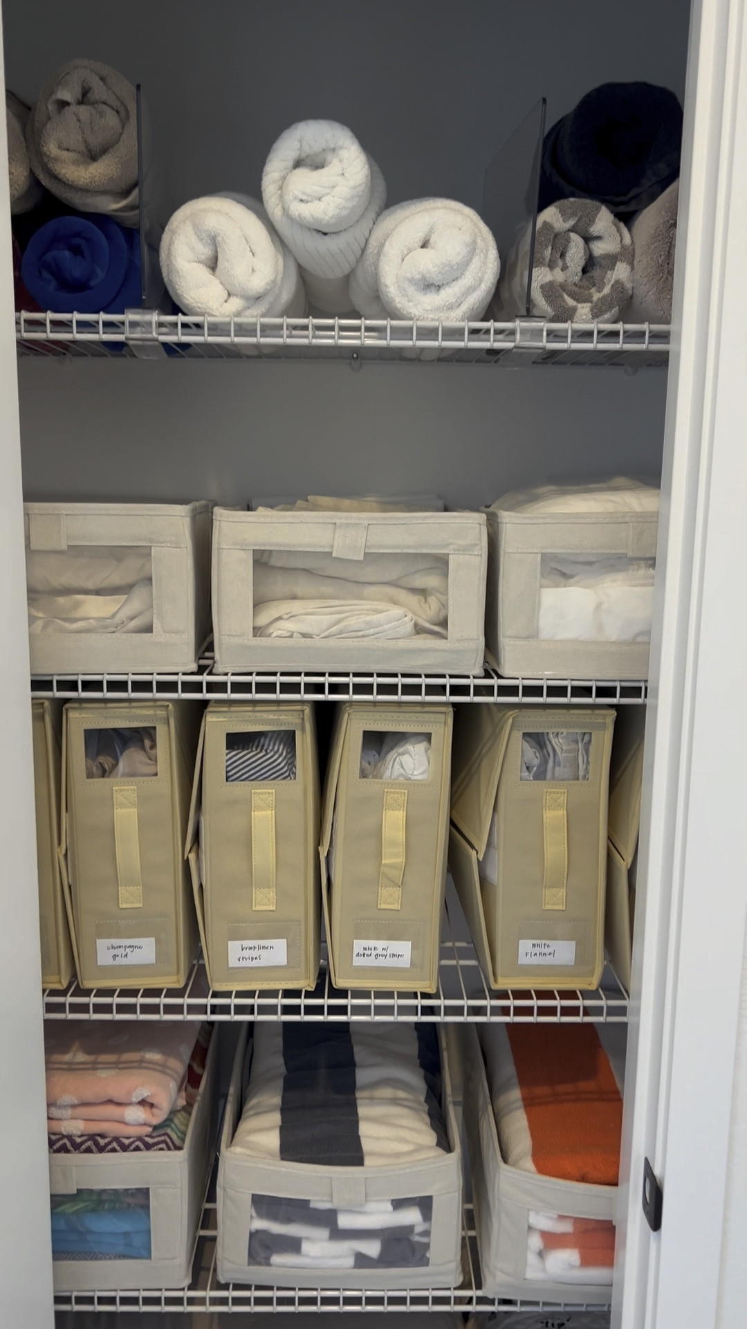 Linen closet organization! #linencloset #linenclosetorganization #homeorganization 

#LTKfindsunder50 #LTKhome