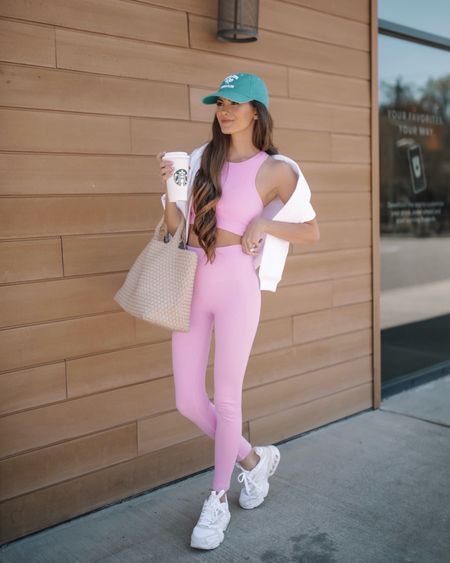 The perfect workout set for spring!
Pink outfit, pink activewear, Walmart fashion, spring style 

#LTKfindsunder50 #LTKfitness #LTKfindsunder100