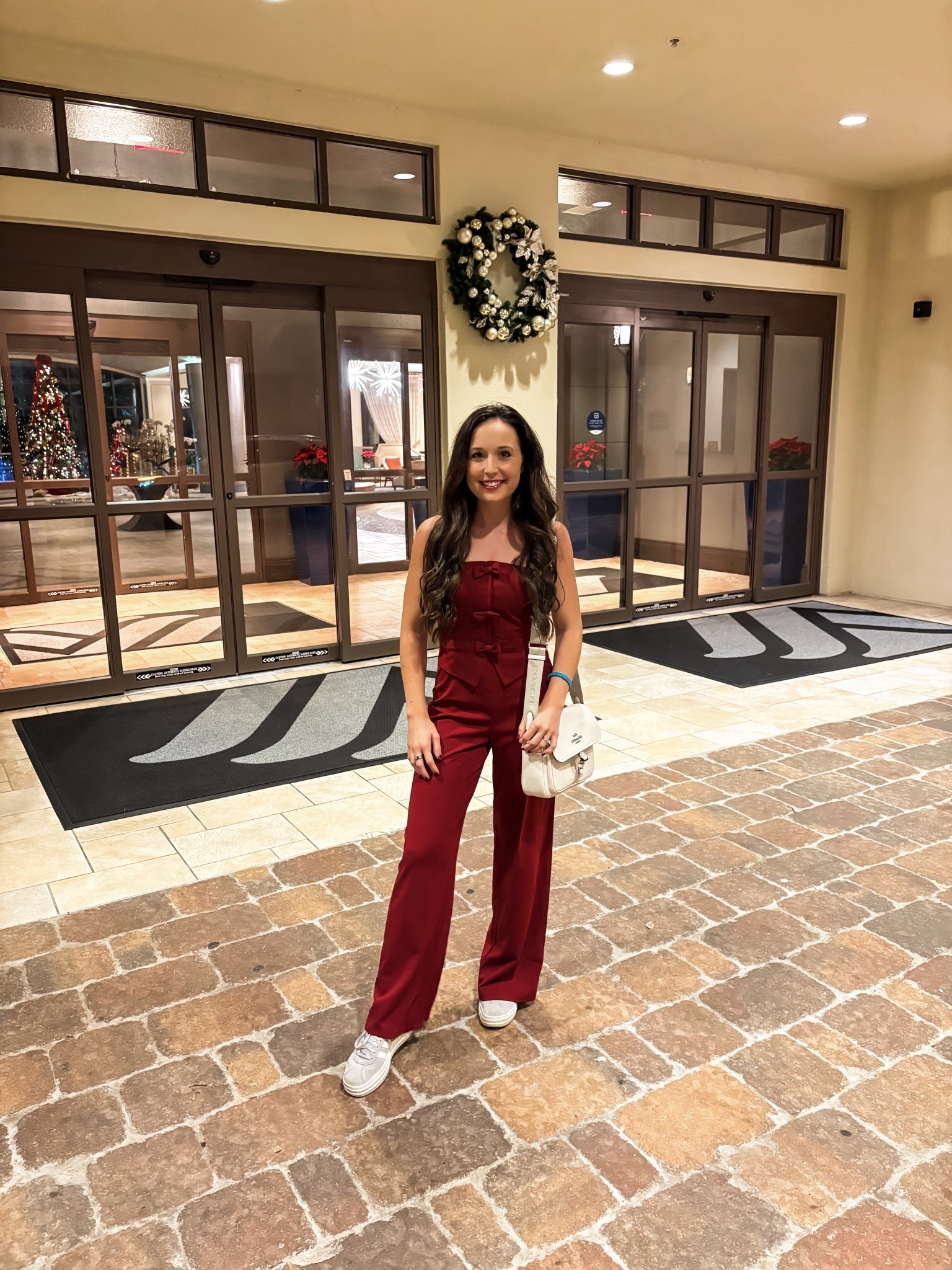 Wearing a size XS in jumpsuit 

#LTKgrwm #LTKootd #LTKHoliday