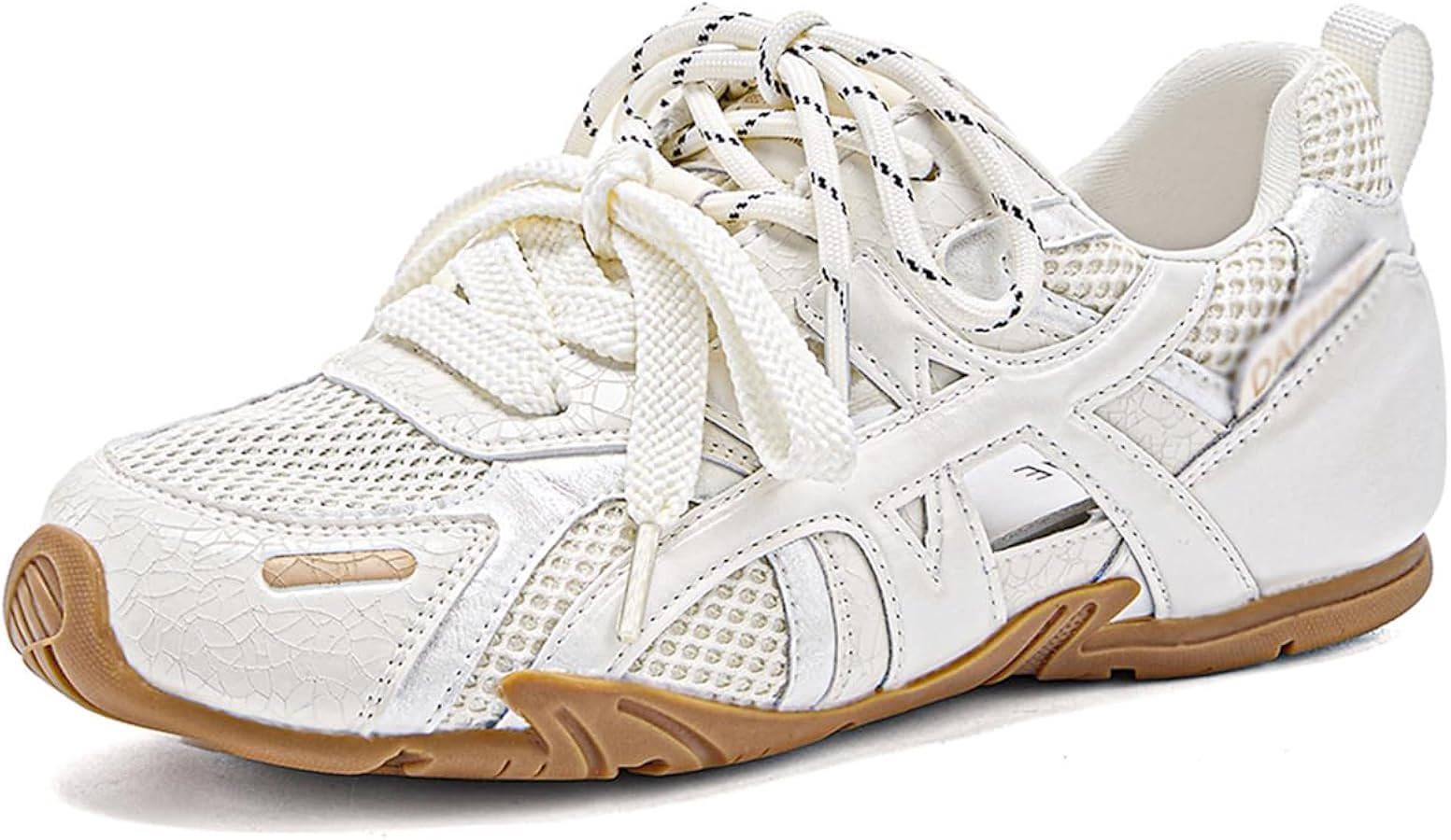 Sports Casual Shoes, Mesh and Suede Construction, Lace-up Design, Casual Athletic Style | Amazon (US)