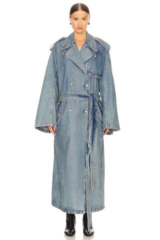 GRLFRND Adrienne Trench in Inwood Hill from Revolve.com | Revolve Clothing (Global)