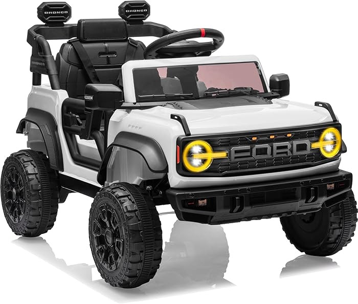 First Ride On Ford Bronco Raptor 12V Toddler Ride on Toys, Safe Kids Ride on Truck with Remote Co... | Amazon (US)