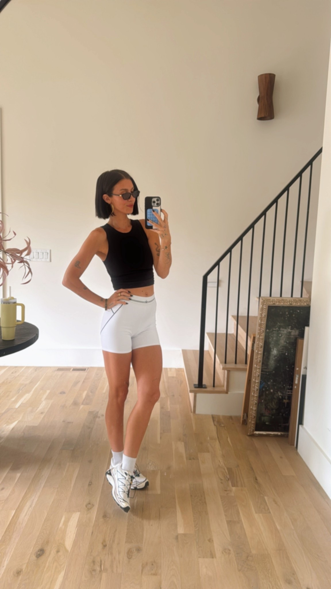 Always in workout gear! @aloyoga