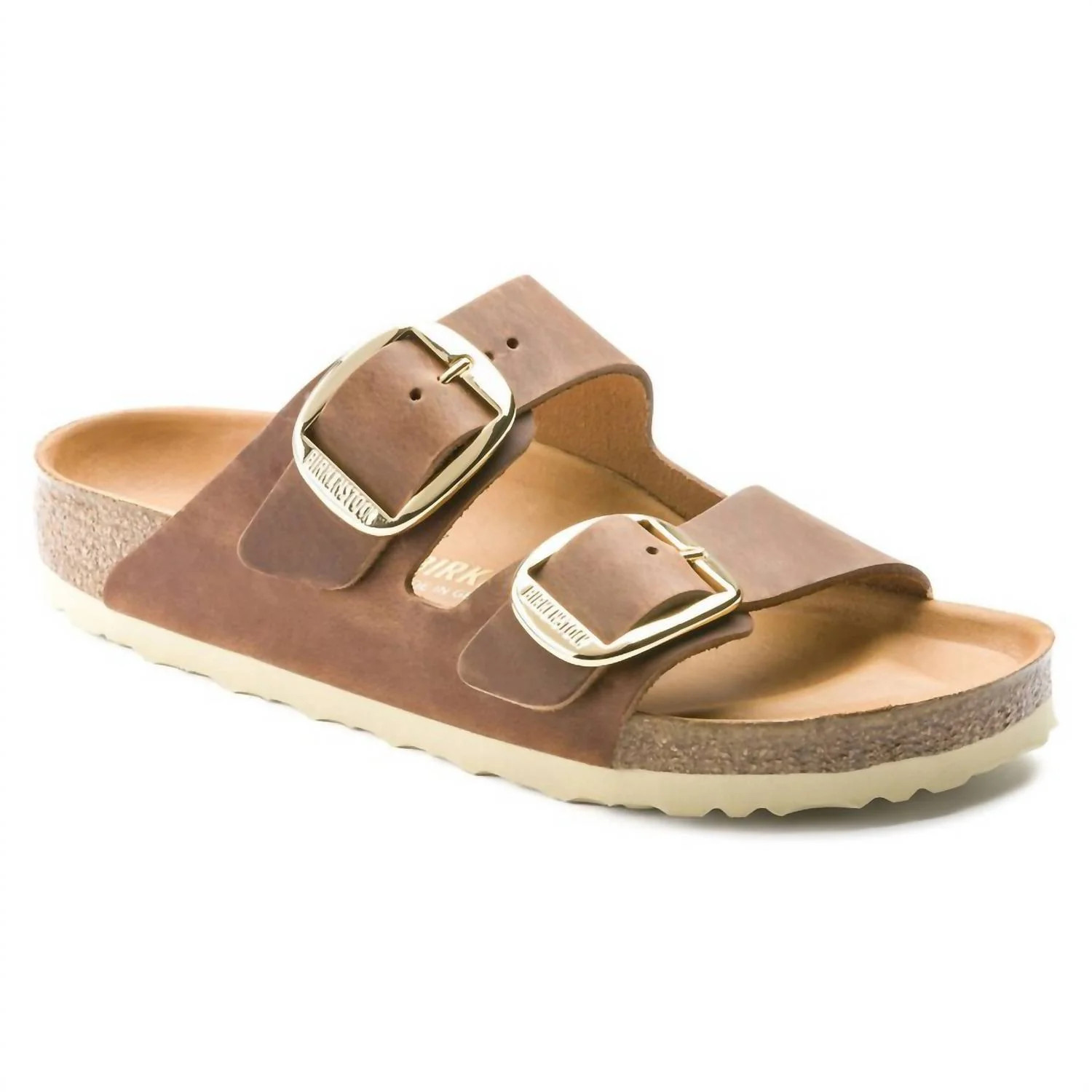 Women's Arizona Big Buckle Sandal In Cognac | Shop Simon