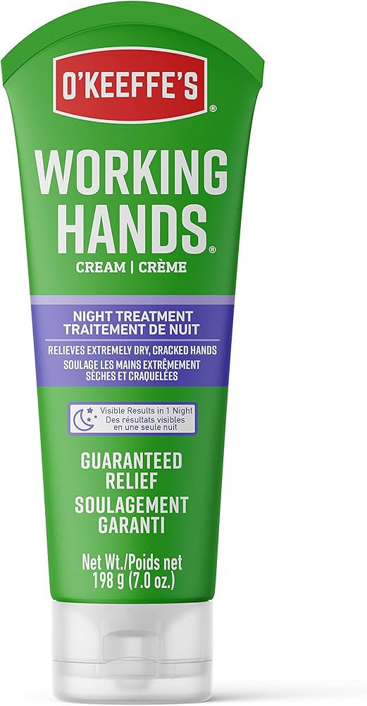 O'Keeffe's Working Hands Night Treatment Hand Cream, 7 oz Tube, (Pack of 1) | Amazon (US)