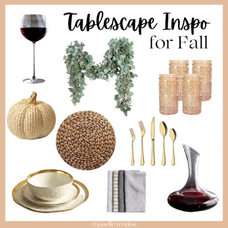 Looking for fall tablescape inspiration? I like to keep my fall decorations subtle with neutrals and some natural greenery. More details coming to the blog soon! 

#LTKHoliday #LTKSeasonal #LTKhome
