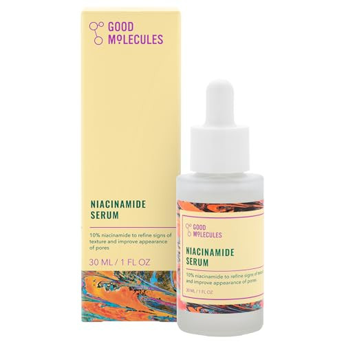 Good Molecules Niacinamide Serum - 10% Niacinamide to Target Acne, Nourishment, and Skin Tone - Ultra Hydrating Serum and Brightening Skin Care for Face | Amazon (US)