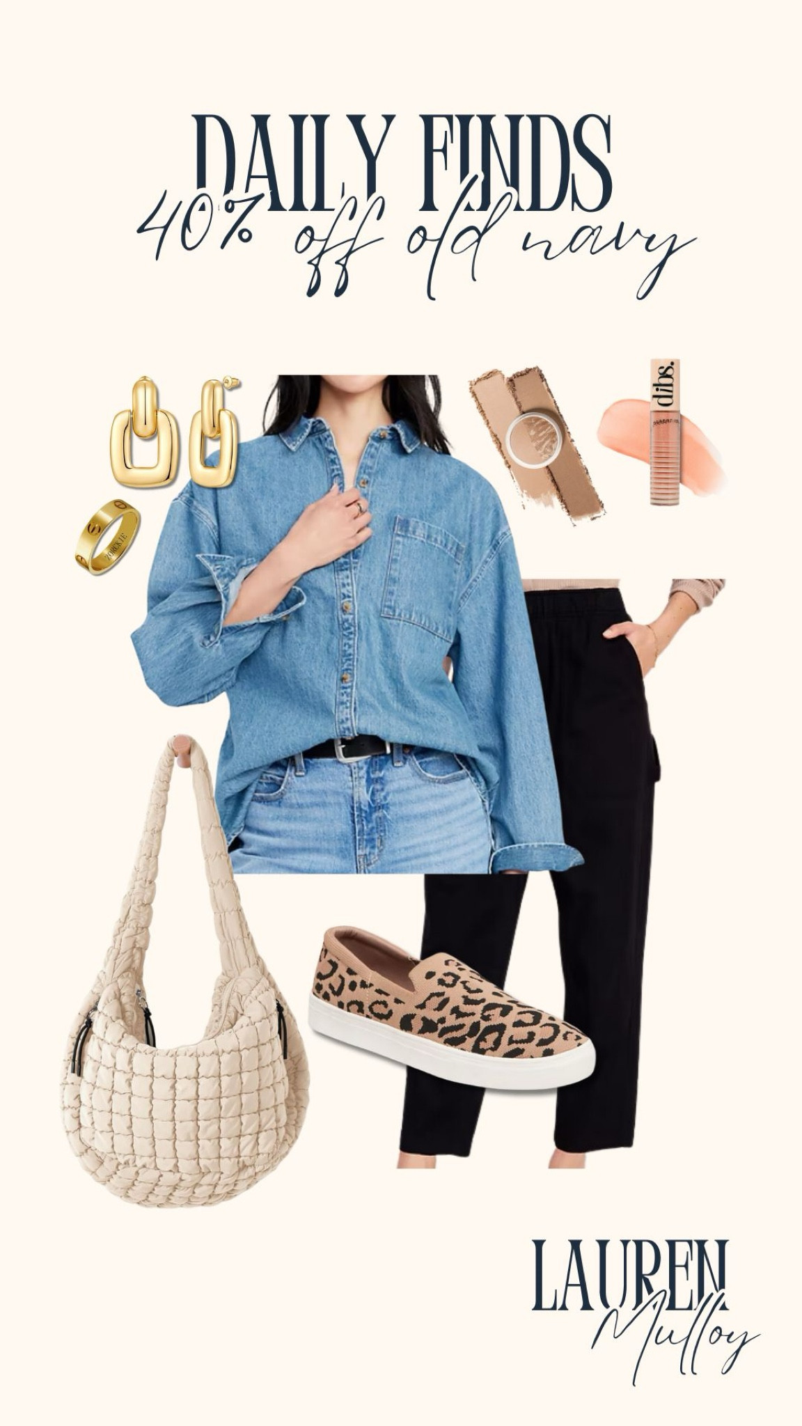 ‼️🔔 Sale Alert!!! 40% off sitewide at Old Navy!! This is the time to grab some fall staples!

fall finds, fall outfits, fall fashion, denim shirt, chambray shirt, cheetah print shoes, slip on shoes, utility pants, Amazon ring, Amazon earrings, affordable jewelry, dibs, makeup favorites, Lauren Mulloy

#LTKSaleAlert #LTKFindsUnder100 #LTKFindsUnder50