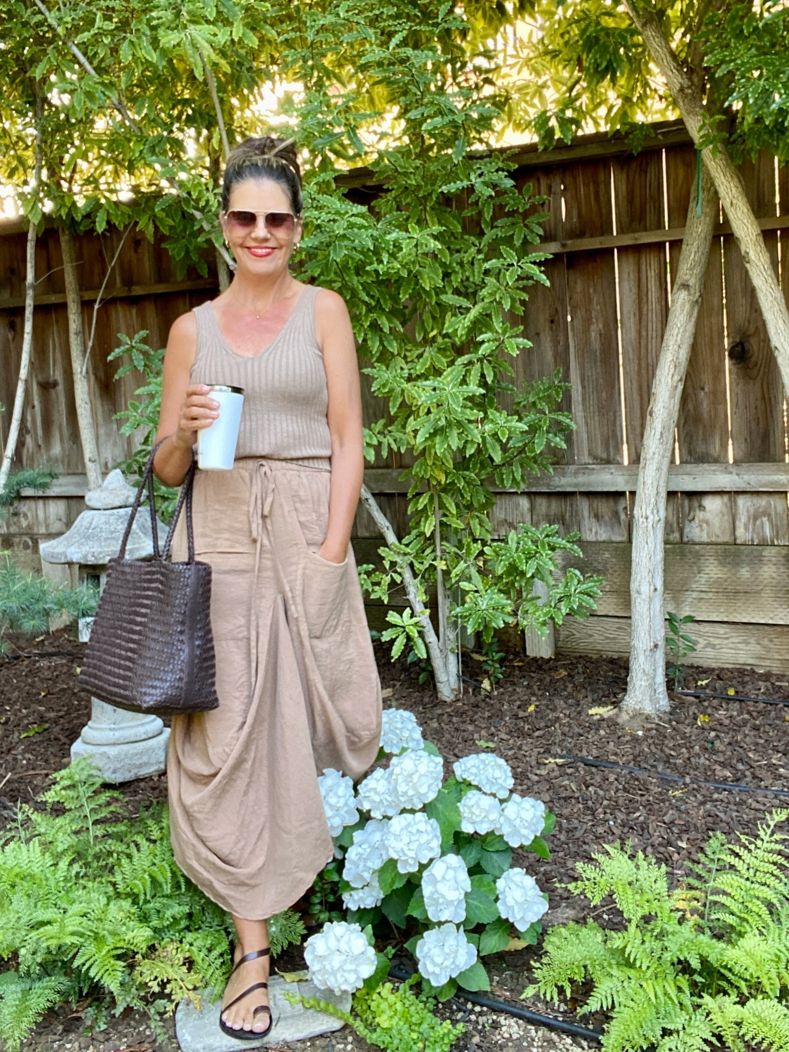 Easiest summer outfit idea…
In a rush? Stumped what to wear? Pull out pieces of the same color -in different textures for extra interest - grab your fave bag/sandal combo, sunnies, jewelry, add a pop of color on your lips 👄 and off you go! 

capsule wardrobe, elevated summer style, style over 40, casual outfit, Quince, Madewell

#LTKItBag #LTKStyleTip

#LTKOver40