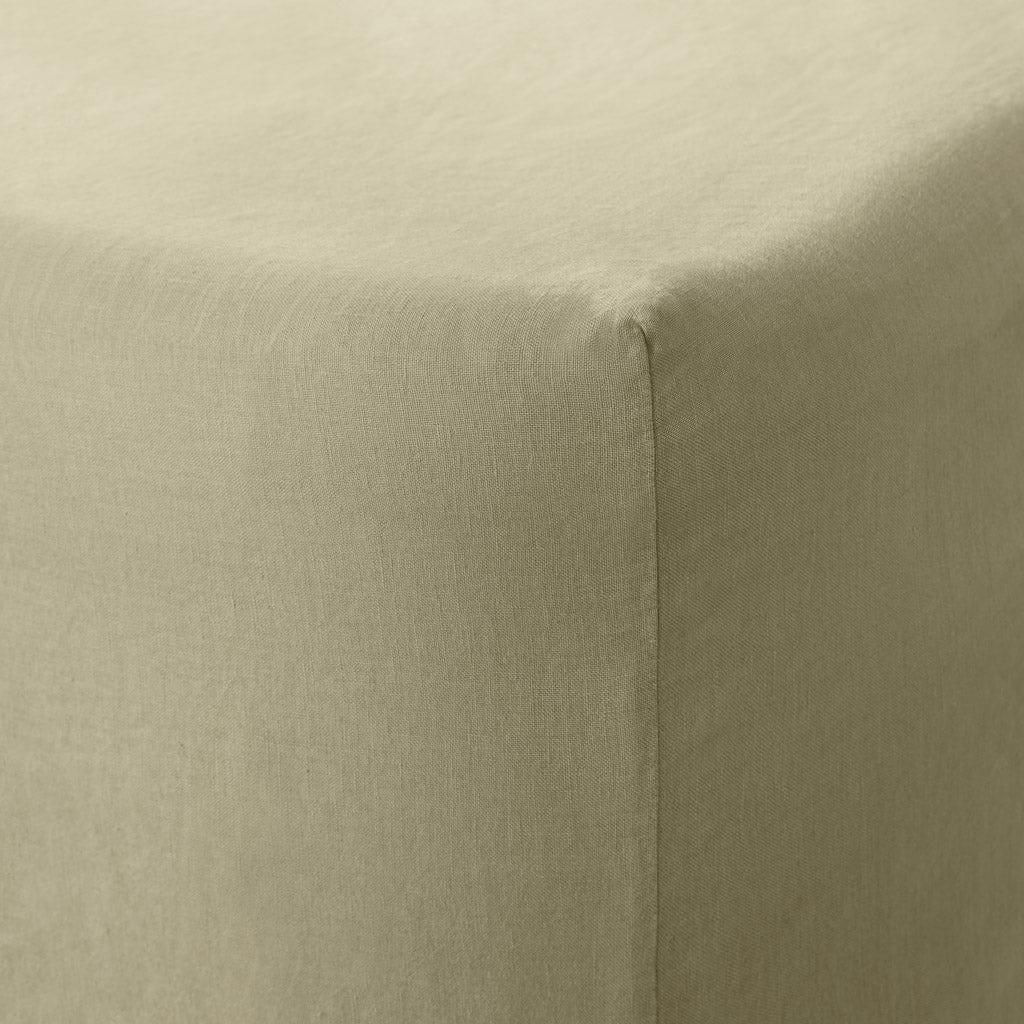 Stonewashed Linen Fitted Sheet | The Citizenry