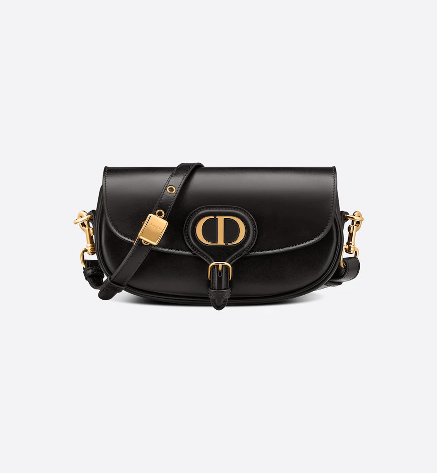 Dior Bobby East-West Bag Black Box Calfskin | DIOR | Dior Couture