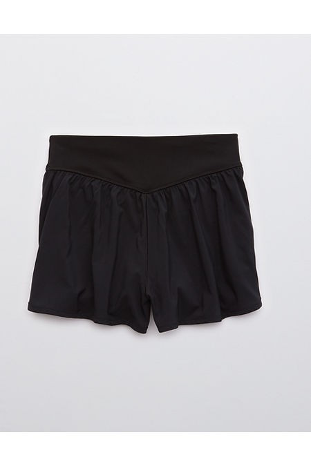 OFFLINE By Aerie Nylon Running Short Women's True Black XXS | Aerie
