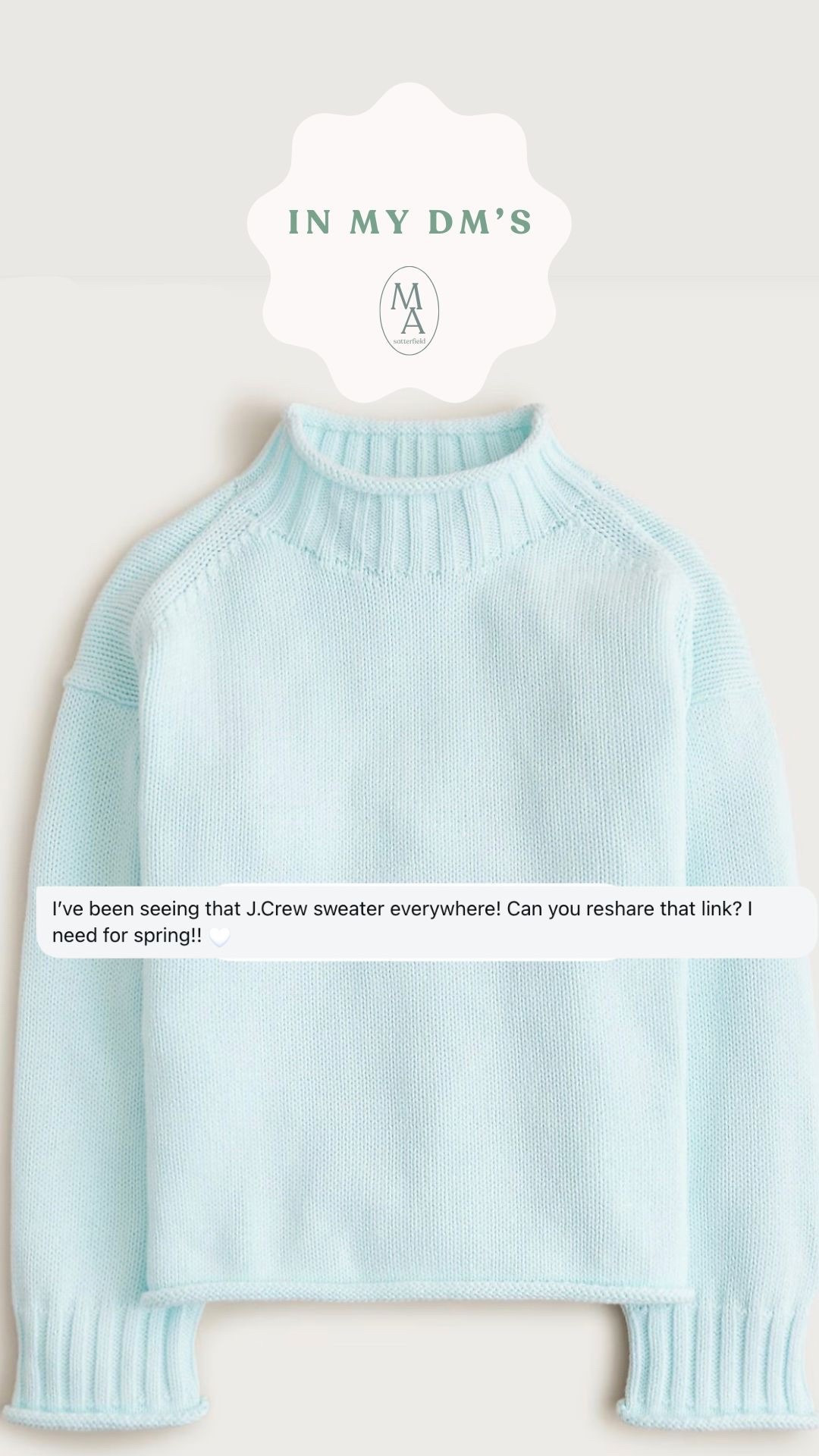 LOVE THIS COLOR!!! Perfect for Spring🩵👏

#LTKootd