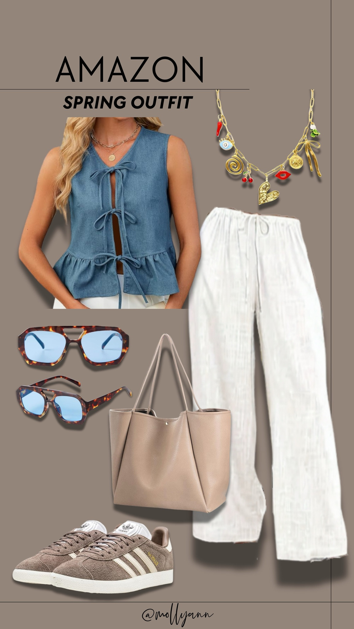 Spring outfit! 🌻
All items from Amazon!! 

#LTKFindsUnder50 #LTKStyleTip #LTKOver40