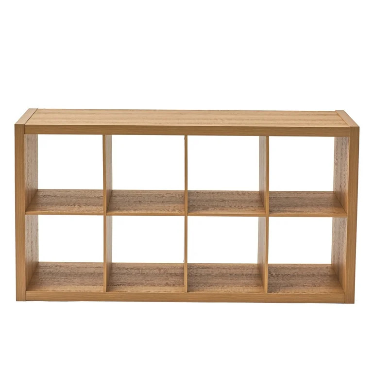 Better Homes & Gardens 8 Cube Storage Organizer, Light Honey | Walmart (US)