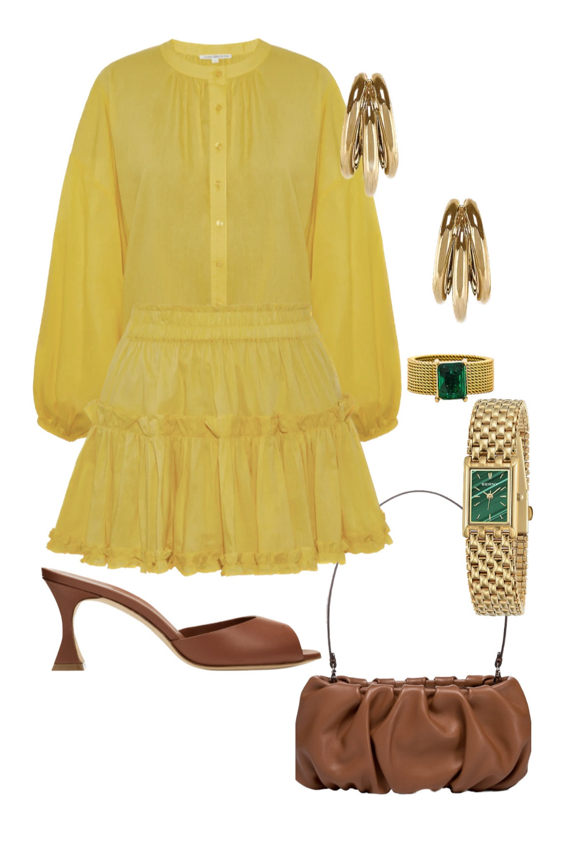 Maia Bergman “Iza Blouse (Sun) and Iza Skirt” 