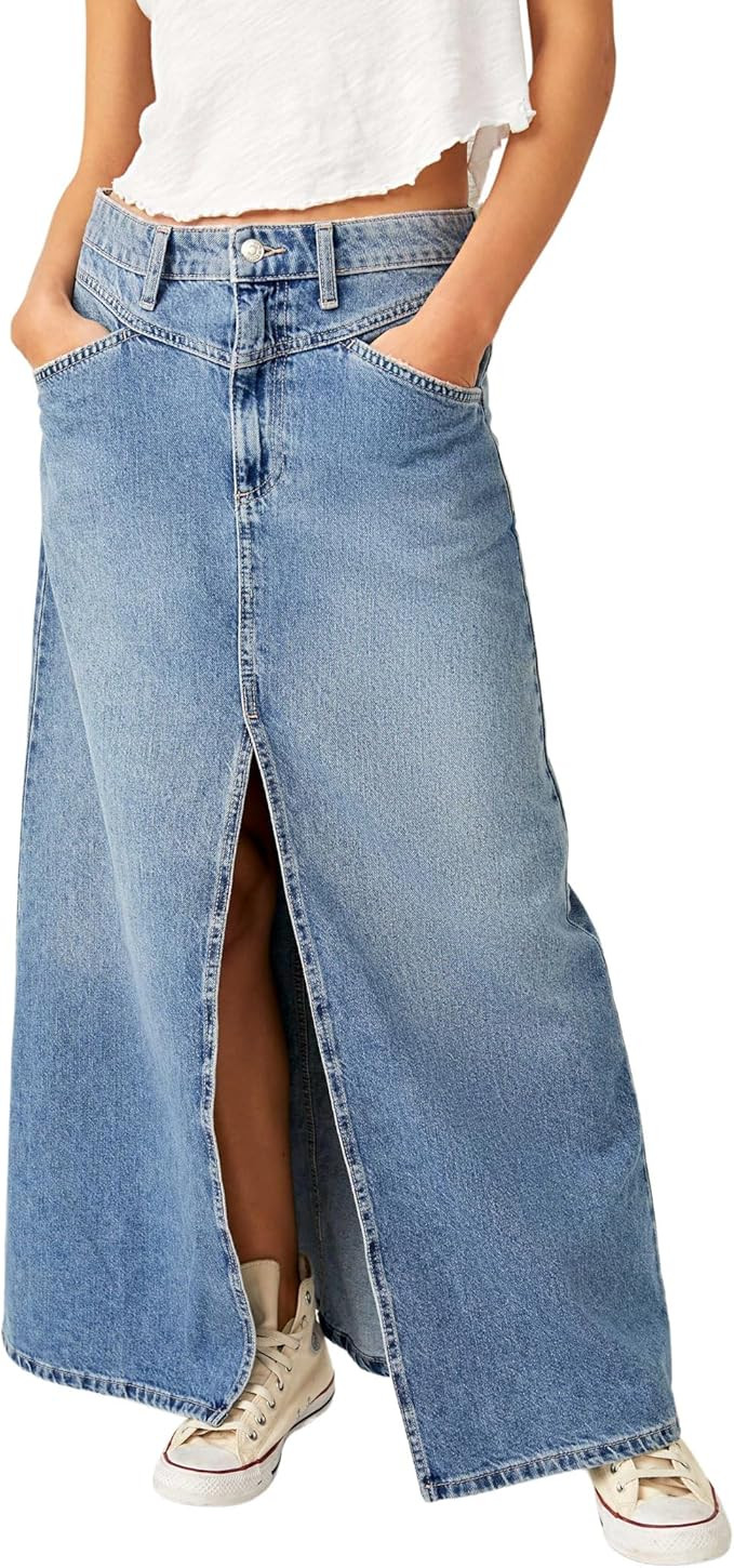Free People Women's Come as You are Denim Max | Amazon (US)