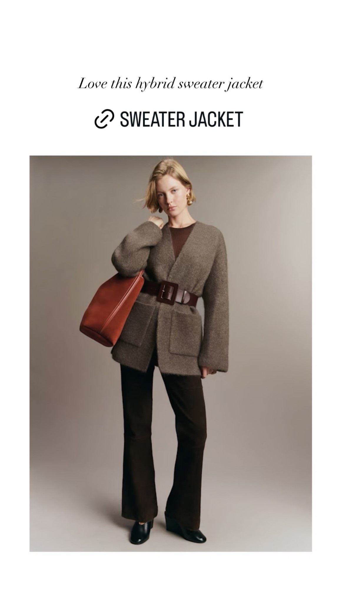 Love this hybrid sweater jacket from Sezane’s new collection.

#LTKWorkwear #LTKTravel #LTKSeasonal