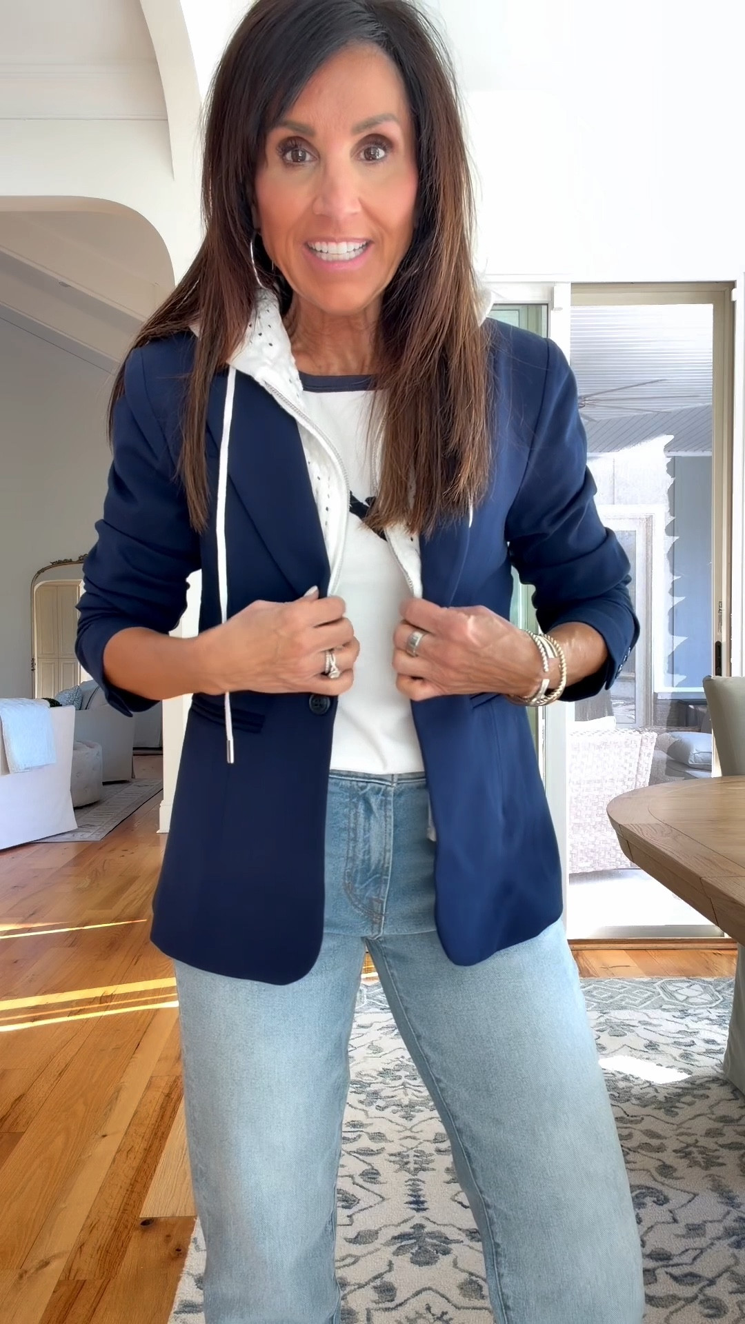 Spring Outfits

Top - small
Blazer- small
Denim -26


#LTKOver40 #LTKSeasonal