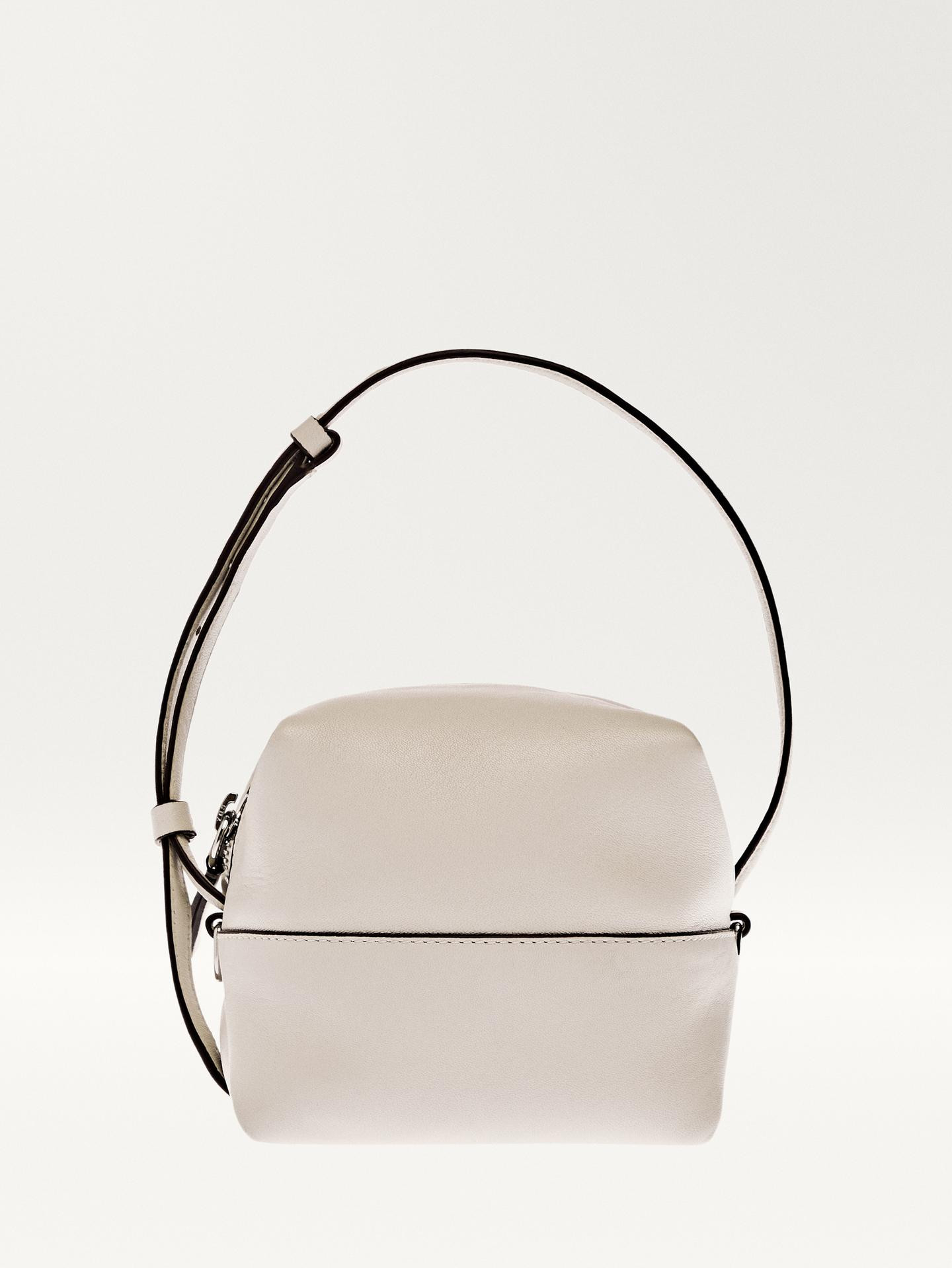 Nappa leather mini crossbody bag | Massimo Dutti US