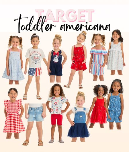 Toddler girl Memorial Day and Fourth of July outfits from target! 

#LTKKids #LTKFindsUnder50 #LTKStyleTip