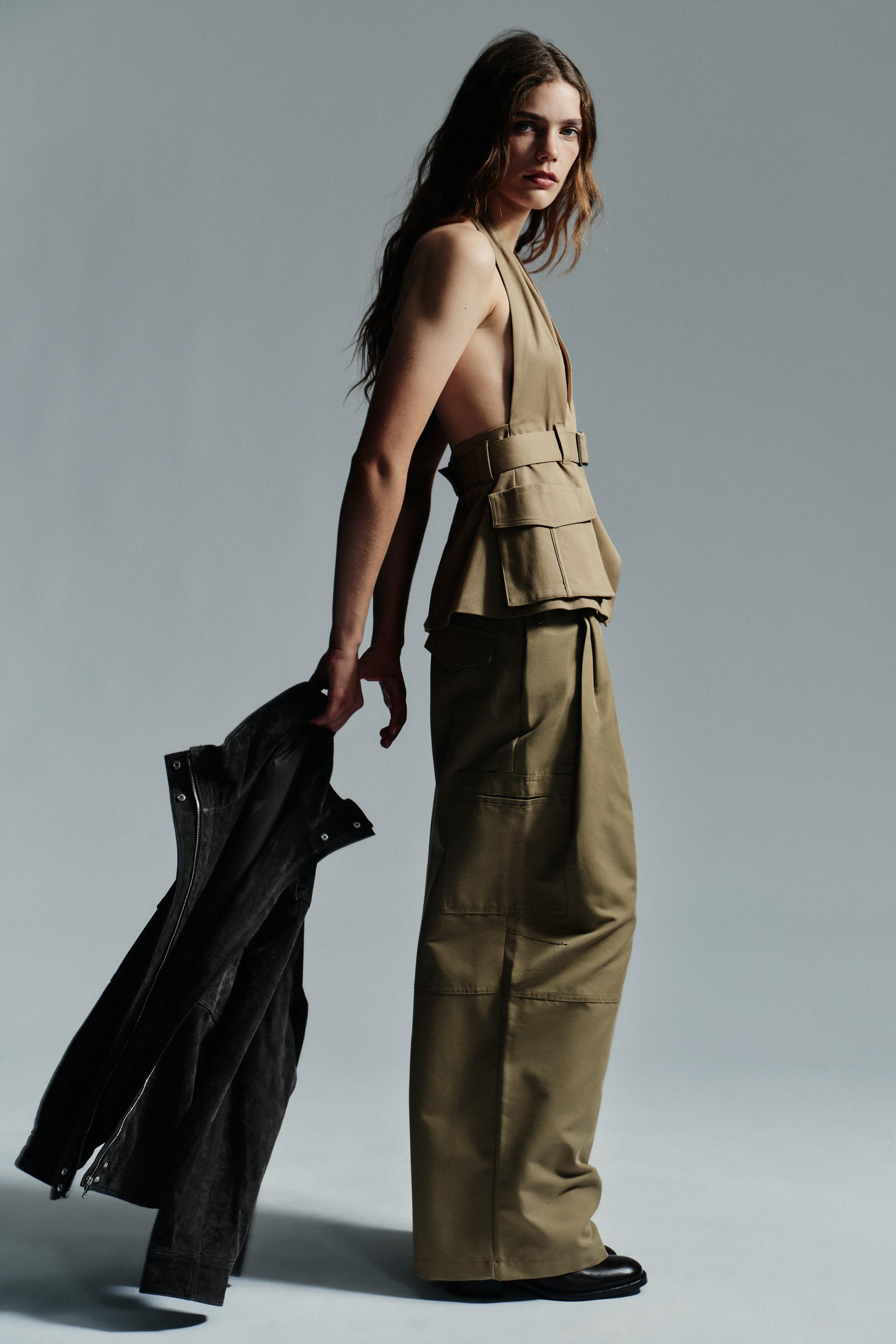 POCKET HALTER TOP | Zara US