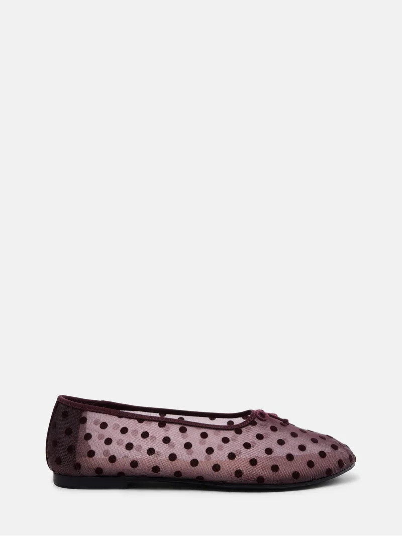 No Boundaries Women's Mesh Ballet Flats | Walmart (US)
