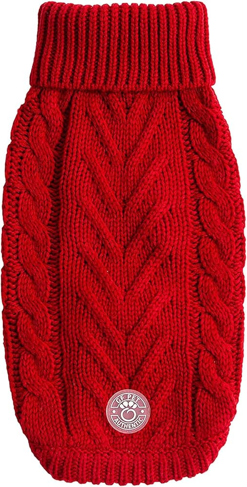 GF Pet Red Chalet Dog Sweater, Small | Amazon (US)