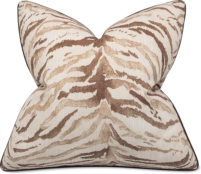 MANOJAVAYA Printed Decorative Square Accent Throw Pillow Cover - Sofa, Chair, Couch, Bedroom, Liv... | Amazon (US)