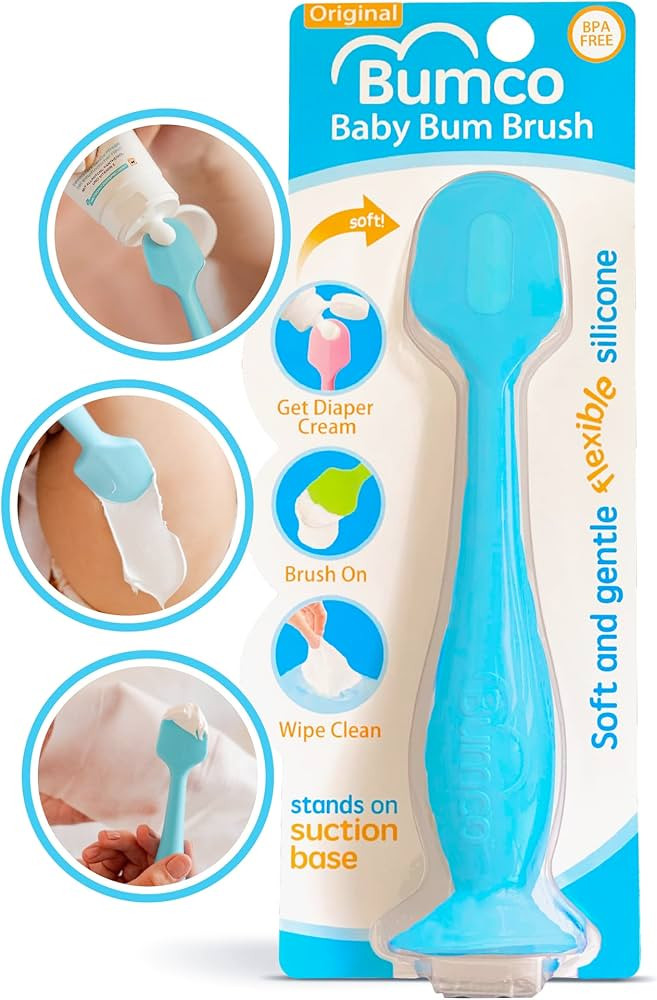 Bumco Baby Diaper Rash Cream Applicator - Baby Bum Brush Diaper Cream Spatula for Butt Paste Diap... | Amazon (US)