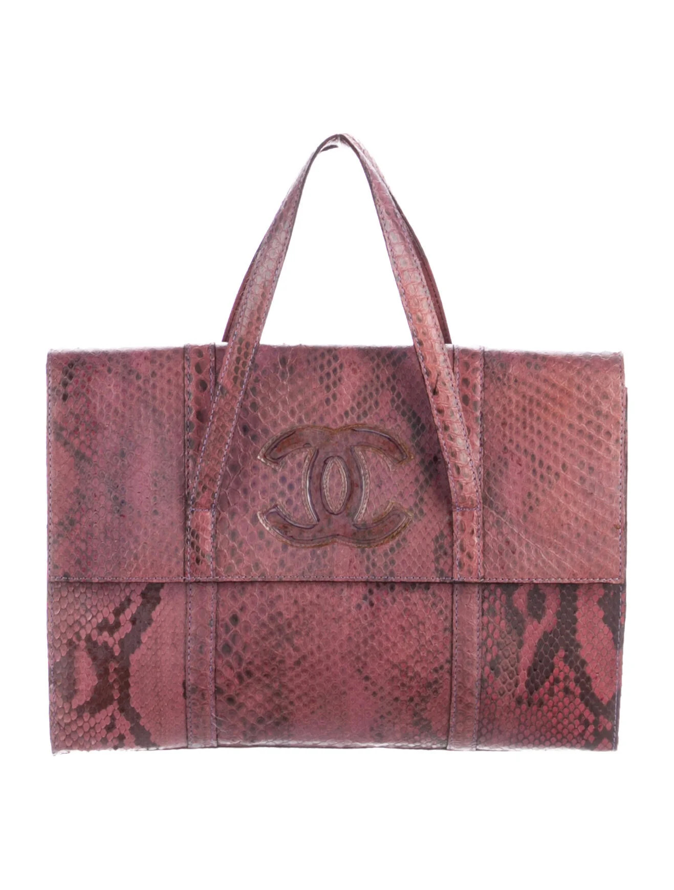 Vintage Iridescent Python Handle Bag | The RealReal