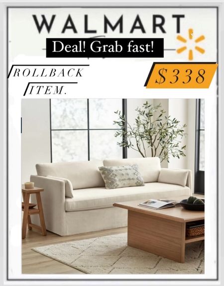 Love this sofa.  Incredible price #walmart #walmartdeals 

#LTKSeasonal #LTKhome #LTKsalealert