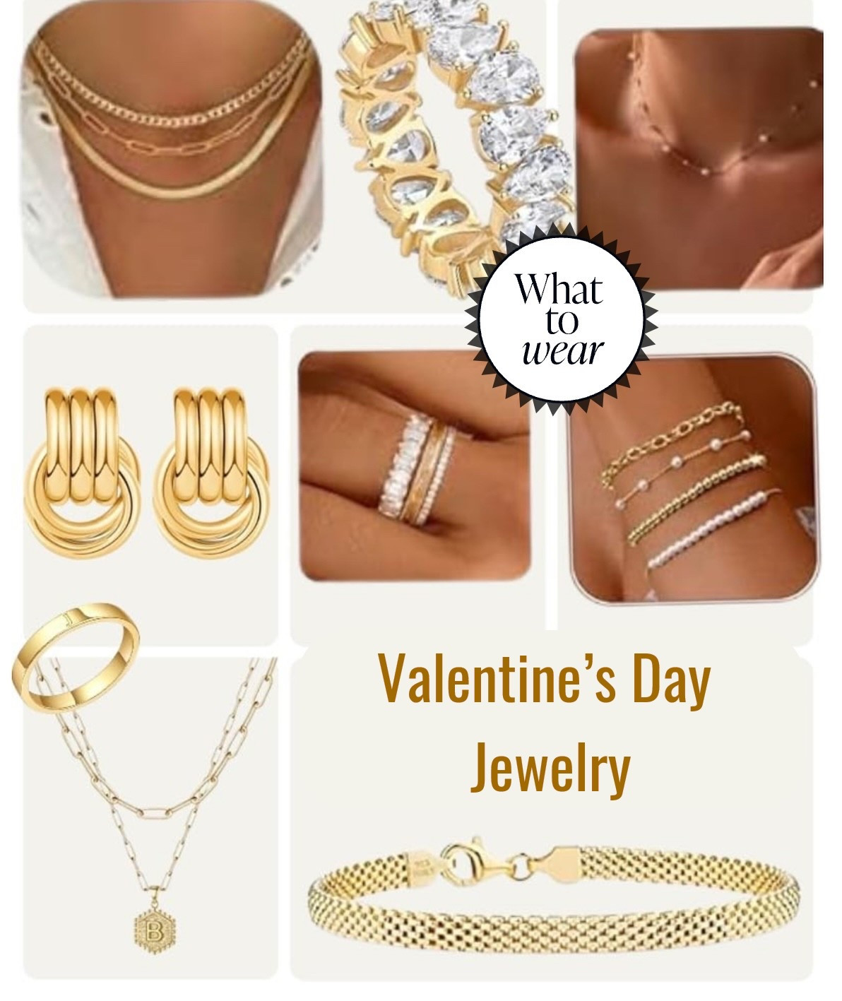 Valentine's Day Jewelry for Women

| Gift Ideas She'll Love

Looking for the perfect Valentine's Day jewelry gift for her? Or do you need date outfit ideas 

These timeless gold pieces are the ultimate way to elevate any Valentine's outfit — from romantic date nights to Galentine's brunch.
it Featured styles:
• Layered gold necklaces
• Dainty diamond bands
• Stackable bracelets
• Statement gold earrings
Whether you're shopping for your wife, girlfriend, or yourself, these are must-have Valentine's Day accessories that never go out of style.
Tap to shop and upgrade your look with chic, affordable luxury jew - perfect for 2026 trends and beyond 

#LTKSaleAlert #LTKootd #LTKValentine