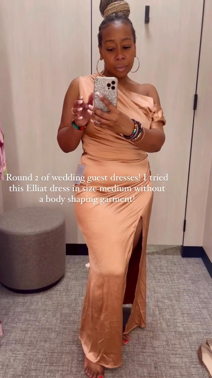 Round 2 of wedding guest dresses! I tried this Elliat dress in size medium without
a body shaping garment!

#LTKWedding #LTKVideo