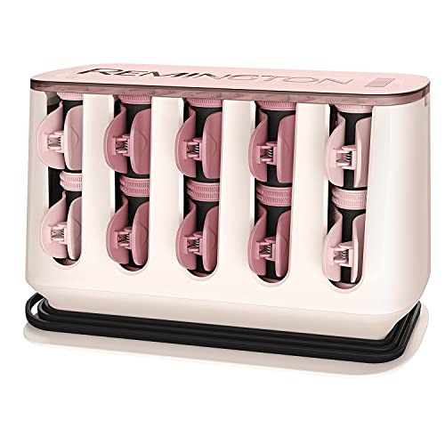 Remington PROluxe Heated Hair Rollers (OPTIheat Technology, 90 Second Heat Up, Sets Curls in 5 Minutes, 20 Velvet Flocked Rollers - 8 Medium 25mm and 12 Large 32mm) H9100 | Amazon (UK)