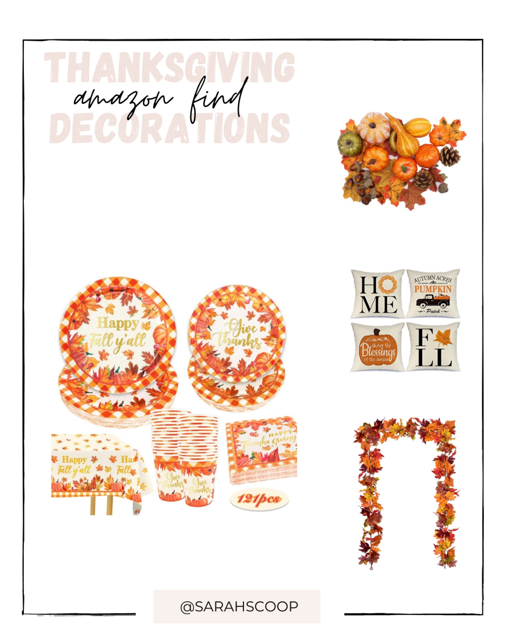 Thanksgiving Countdown : 3 weeks exactly! It’s that time to grab all the necessities to have your home decorated & ready for your guests🦃  Amazon has it all! 

#amazon #amazonfinds #decor #decorations #thanksgiving #holiday #november 

#LTKHoliday #LTKCyberweek #LTKhome