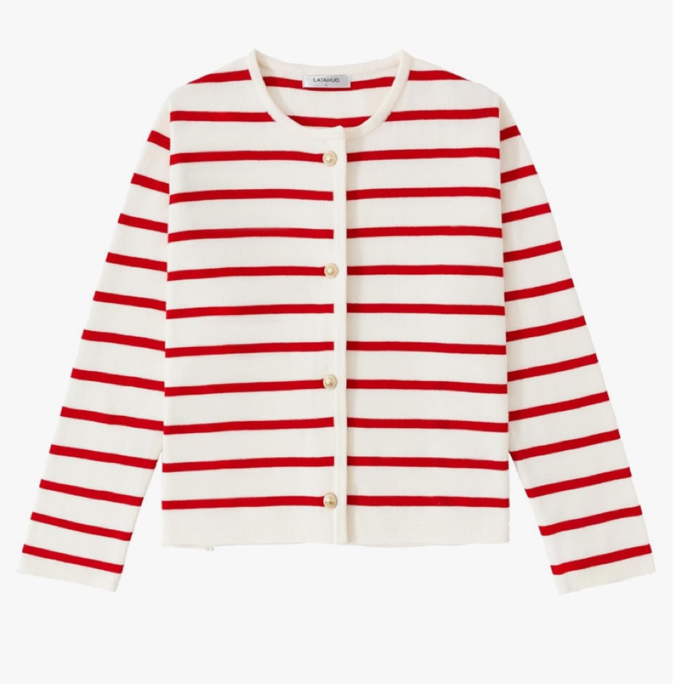 Cardigan -   Comes in more colors and has a clickable coupon.  The stripes and buttons on this are so chic. This would be great for an over the shoulder look and layering as seasons change. 

#LTKWorkwear #falloutfit #LTKSeasonal #cardigan #stripedcardigan #LTKSeasonal #salefinds 

#LTKSaleAlert #LTKStyleTip #LTKFindsUnder50