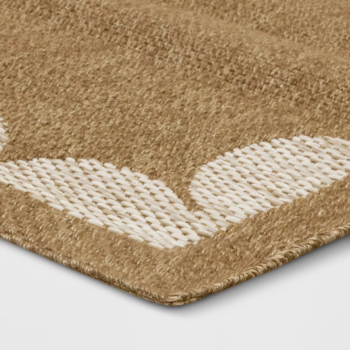 Scalloped Border Rectangular Flat Woven Outdoor Area Rug - Threshold™ | Target