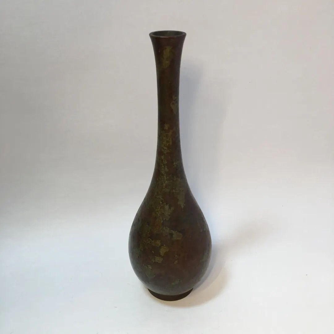 Vintage 1970s Japanese Bronze  Vase, 10.5" max height | Etsy (US)