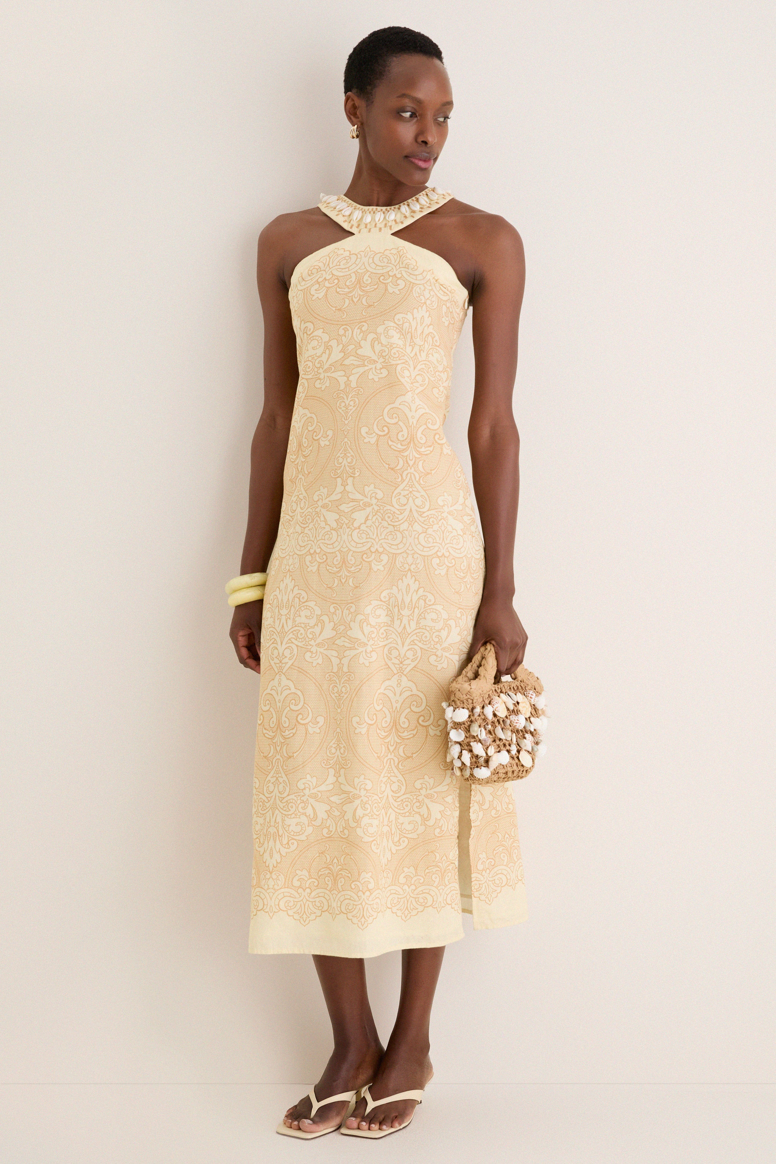 Sand Abigail Midi Dress | Tuckernuck (US)