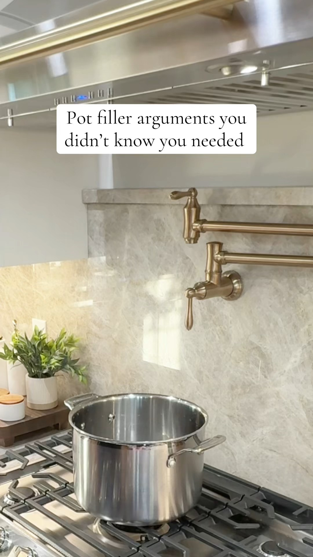 Our pot filler is proof that "pretty" and “practical" can absolutely go hand in hand.
It's the kind of feature that feels like a splurge, but turns out to be one of the most functional things in the room - and I'm thankful for it every day.
#kitchendesign #potfiller #homebuildingtips #homedesignideas #newbuildhomes 

#LTKHome #LTKFamily