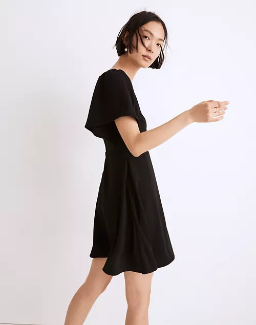 Cape-Sleeve Mini Dress | Madewell