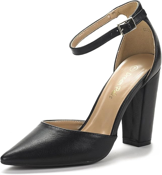 DREAM PAIRS Women's Coco Pointed Toe High Heels Pump Shoes | Amazon (US)