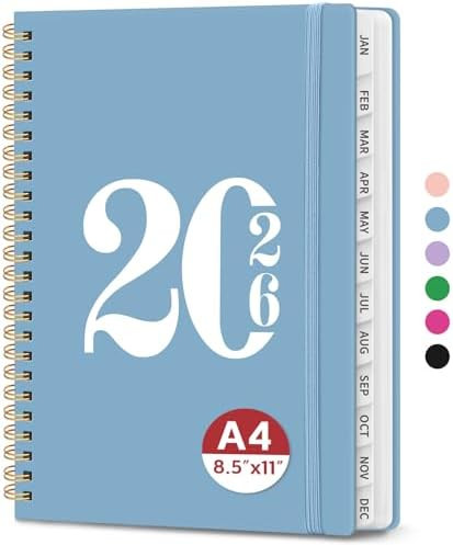 2026 Planner, Weekly and Monthly Calender Planner, Jan 2026 to Dec 2026, Hardcover 2026 Calendar ... | Amazon (US)