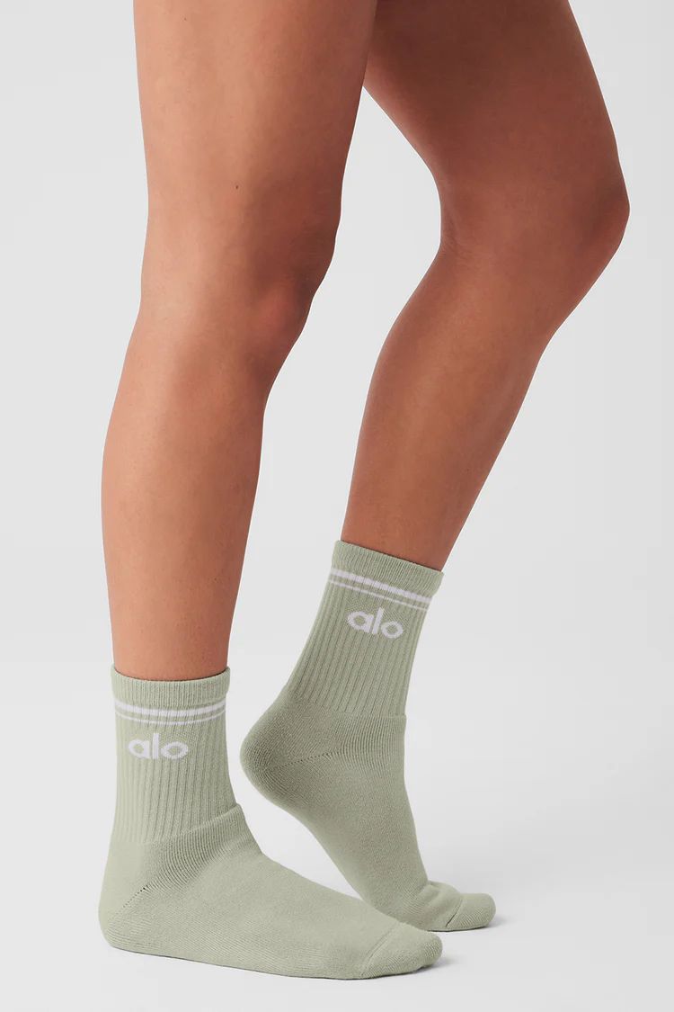 Unisex Half-Crew Throwback Sock | Alo Yoga